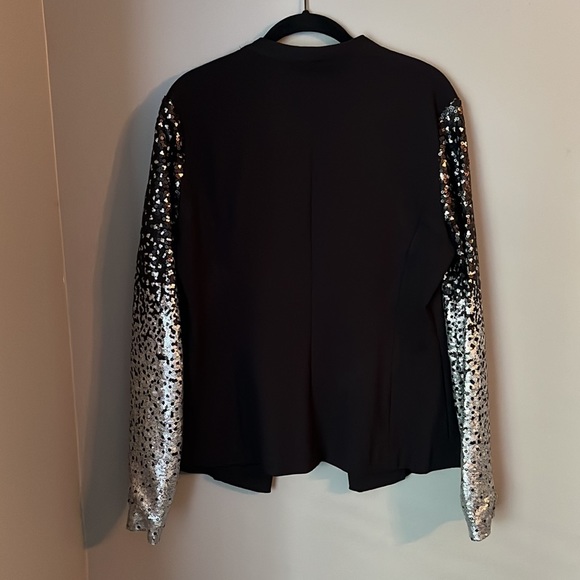 Black Sparkly Sequin Womans Blazer 😛 - Picture 5 of 7